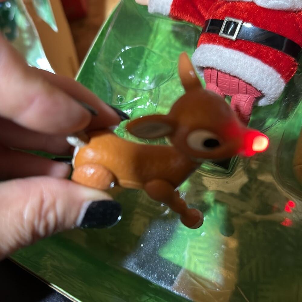 Rudolph The Red-Nosed Reindeer possible figure see description some may not work - Picture 2 of 7